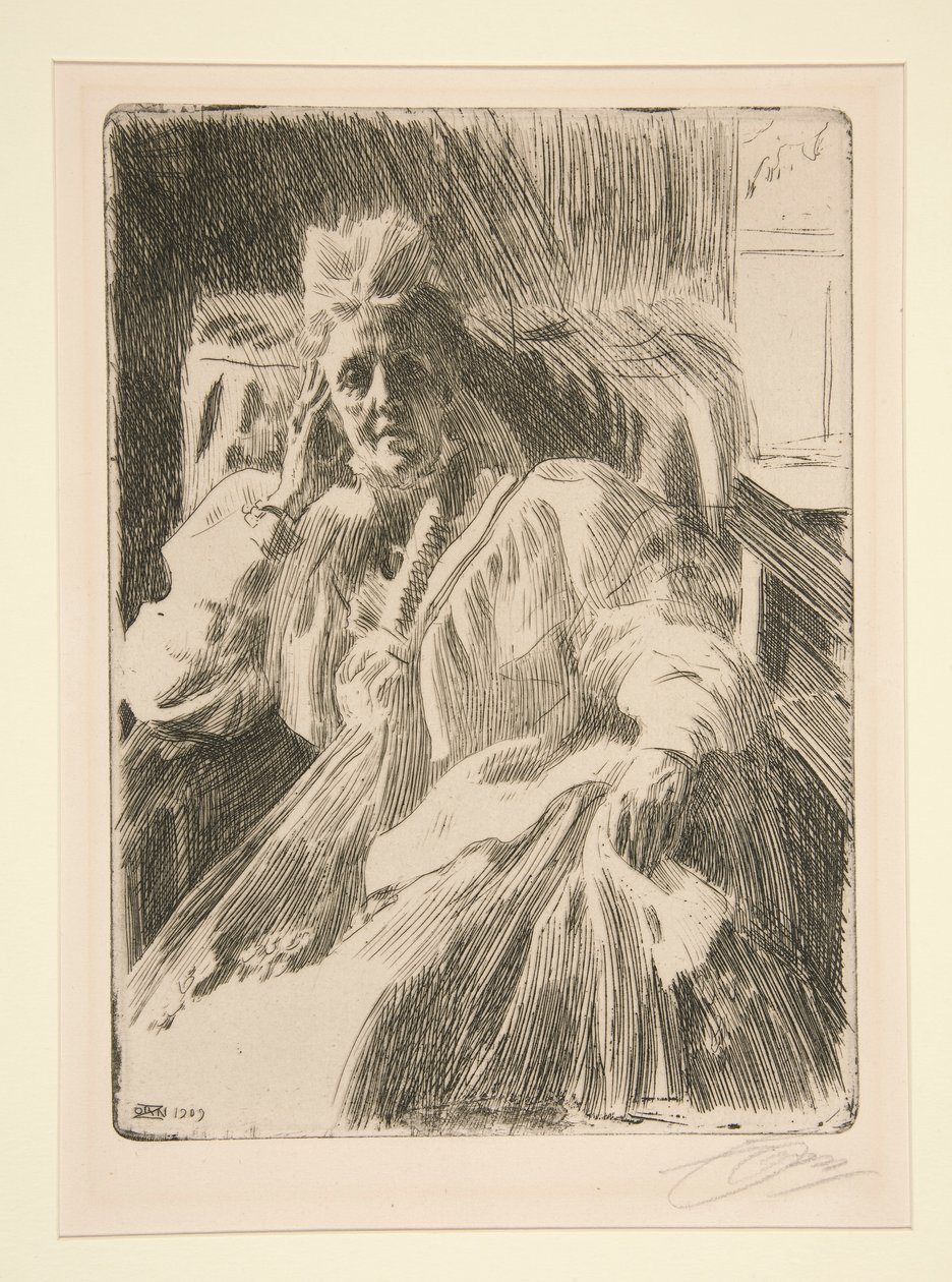 Královna Sophia od Anders Leonard Zorn