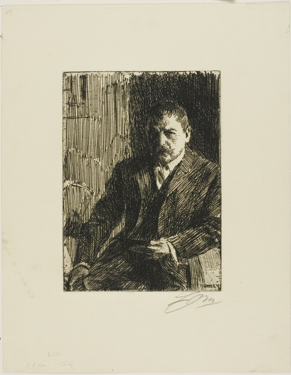 Autoportrét 1904 I od Anders Leonard Zorn