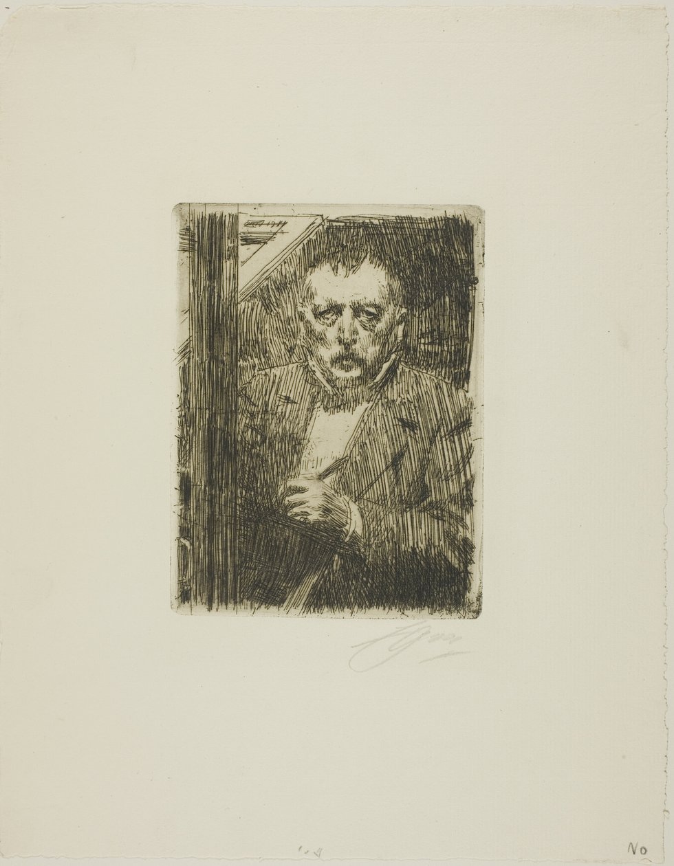 Autoportrét 1911 od Anders Leonard Zorn