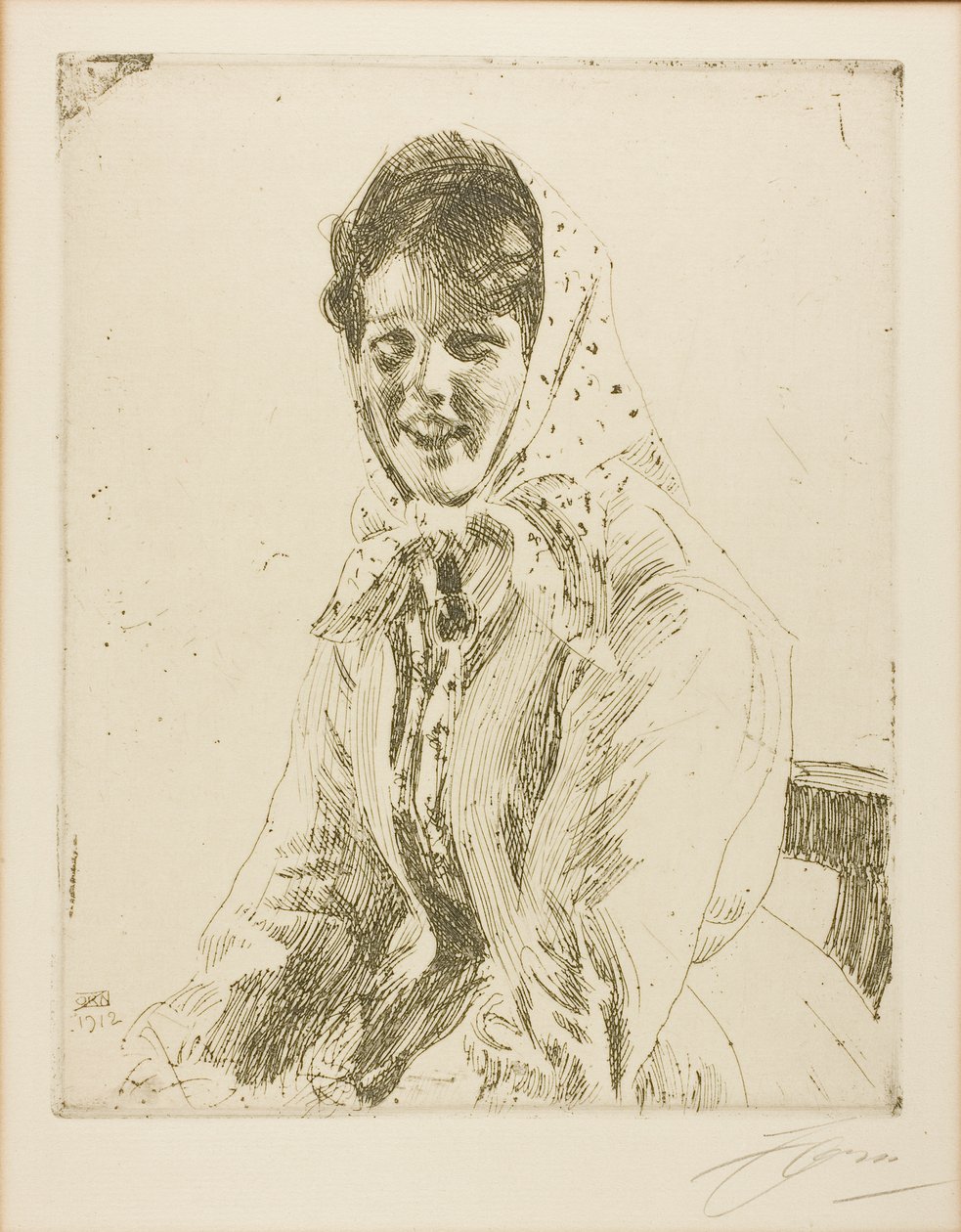Dívka Skeri od Anders Leonard Zorn