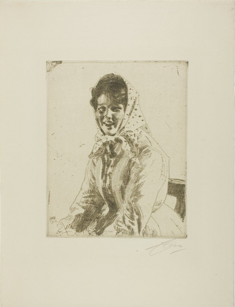 Dívka Skeri od Anders Leonard Zorn