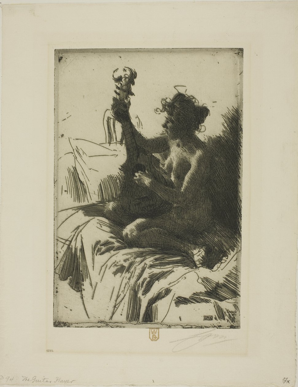 Suvenýr nebo kytara od Anders Leonard Zorn