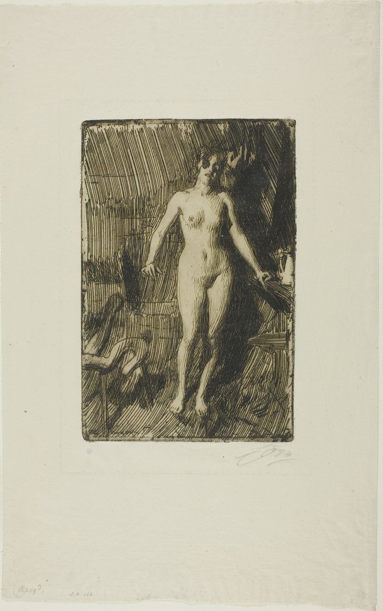 Stojící model od Anders Leonard Zorn