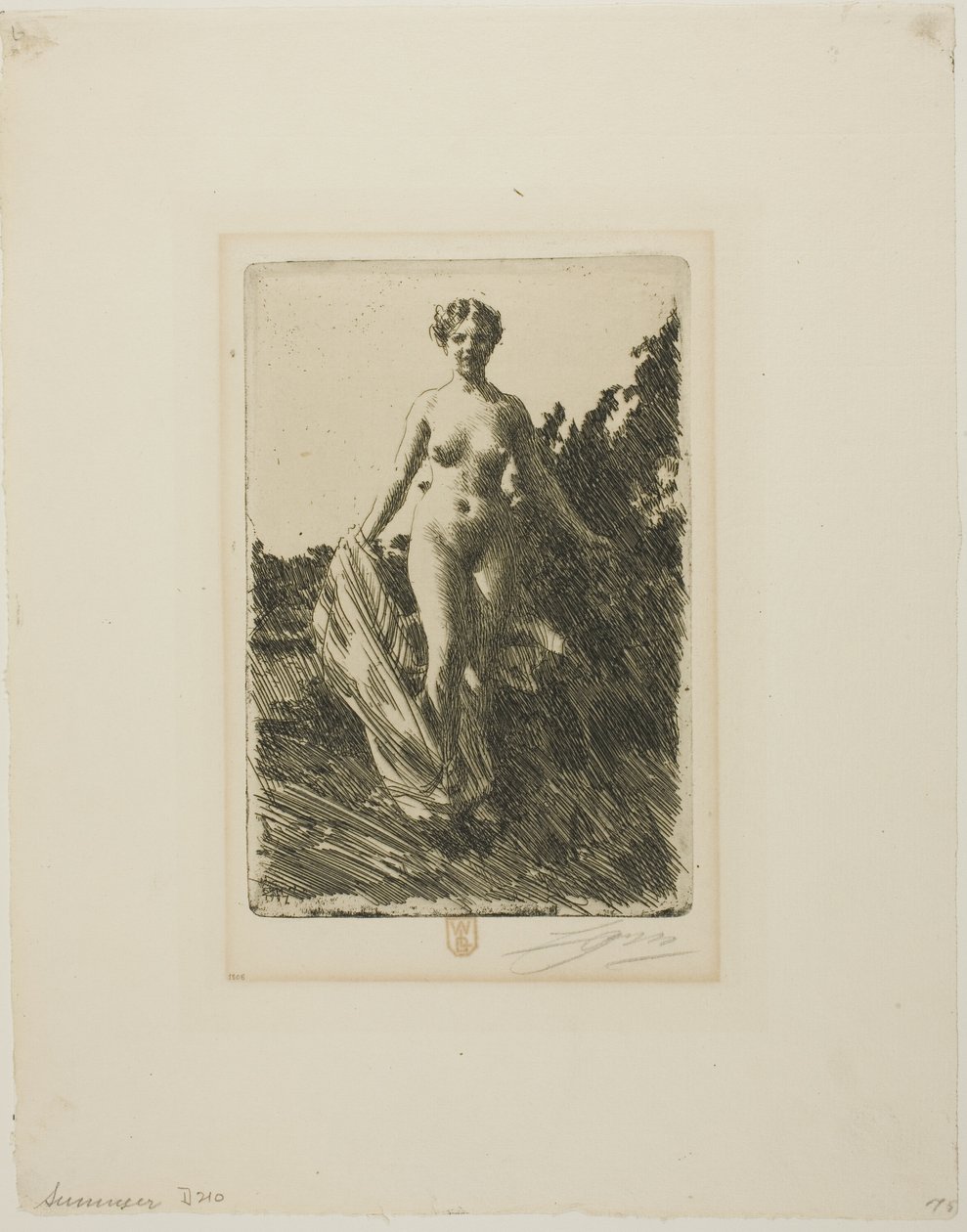 Léto od Anders Leonard Zorn