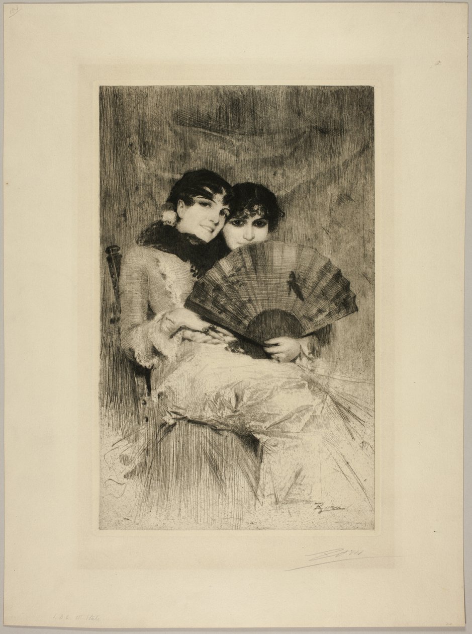 Sestřenice od Anders Leonard Zorn