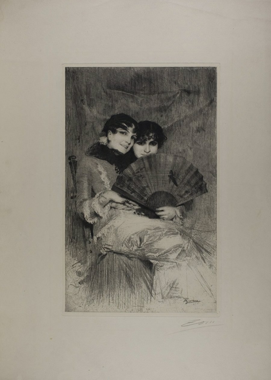 Sestřenice od Anders Leonard Zorn