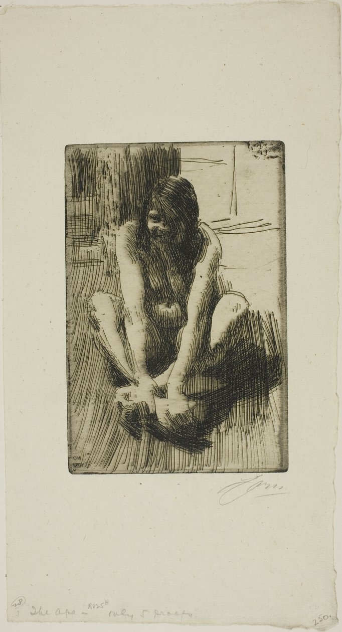 Žába od Anders Leonard Zorn