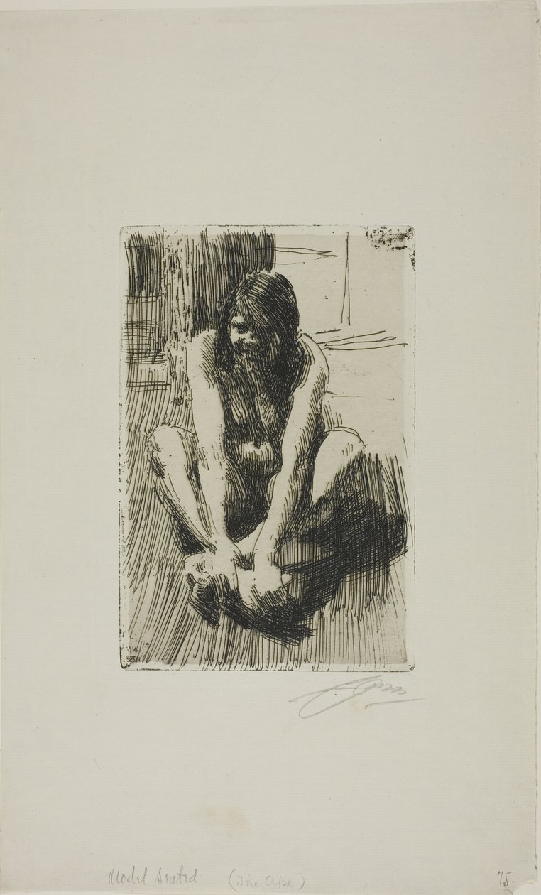 Žába od Anders Leonard Zorn