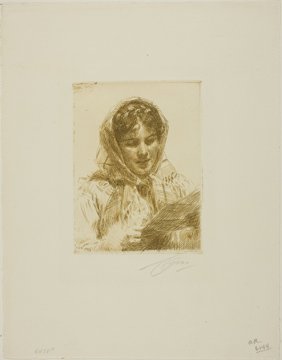 Dopis od Anders Leonard Zorn