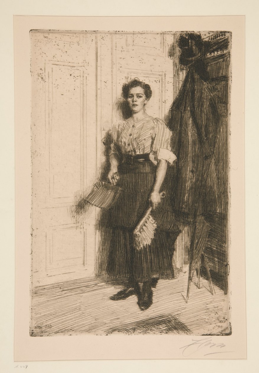 Nová služebná od Anders Leonard Zorn