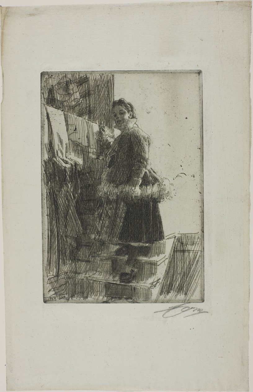 Skladiště od Anders Leonard Zorn