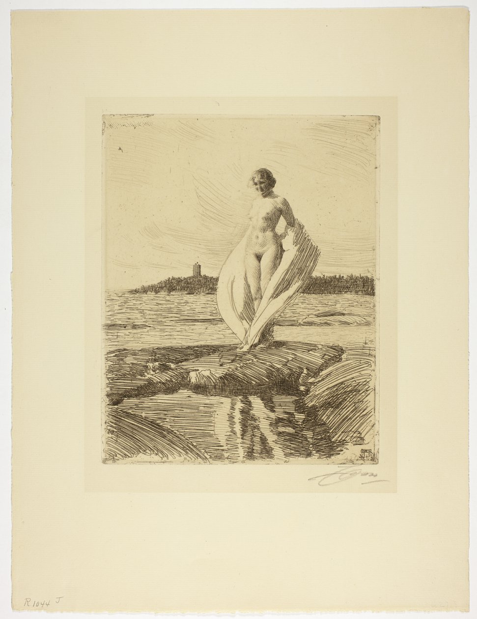 Labuť od Anders Leonard Zorn