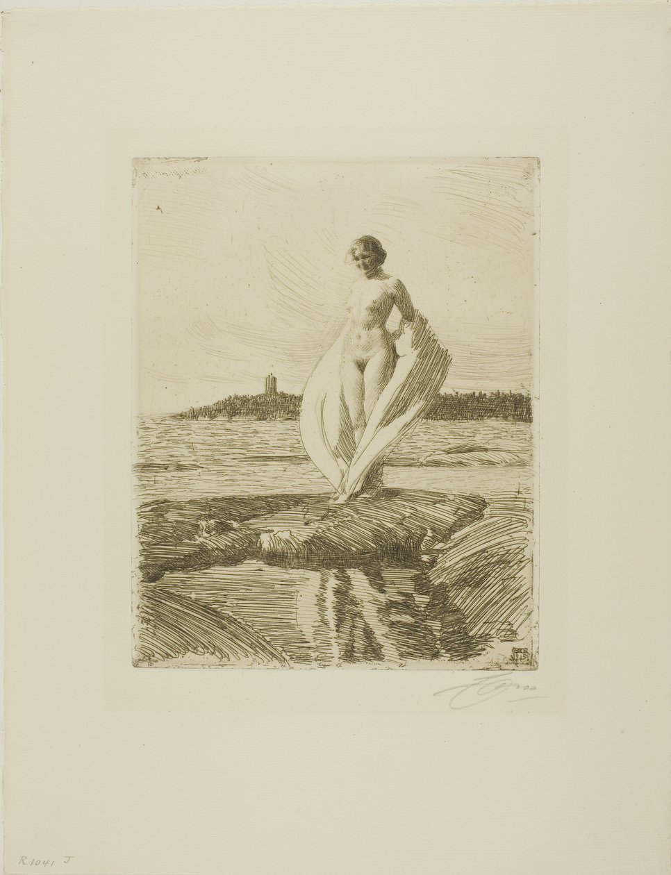 Labuť od Anders Leonard Zorn