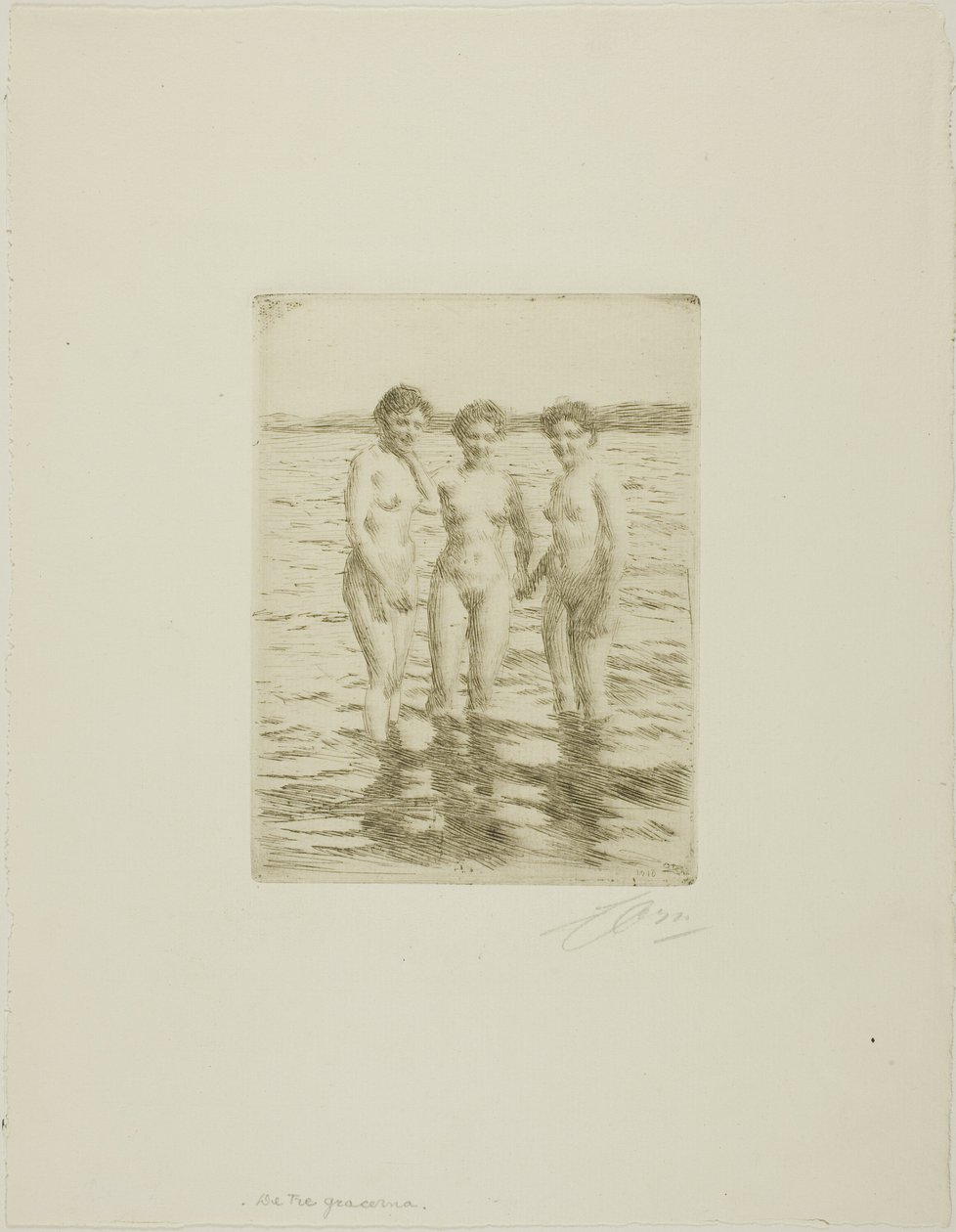 Tři Grácie od Anders Leonard Zorn