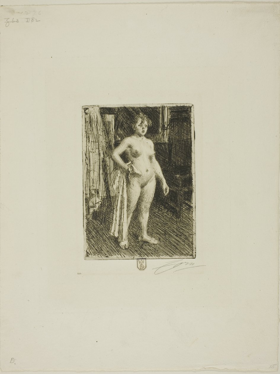 Venuše z La Villette od Anders Leonard Zorn