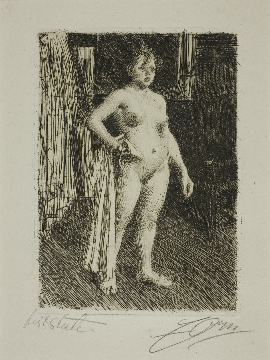 Venuše z La Villette od Anders Leonard Zorn