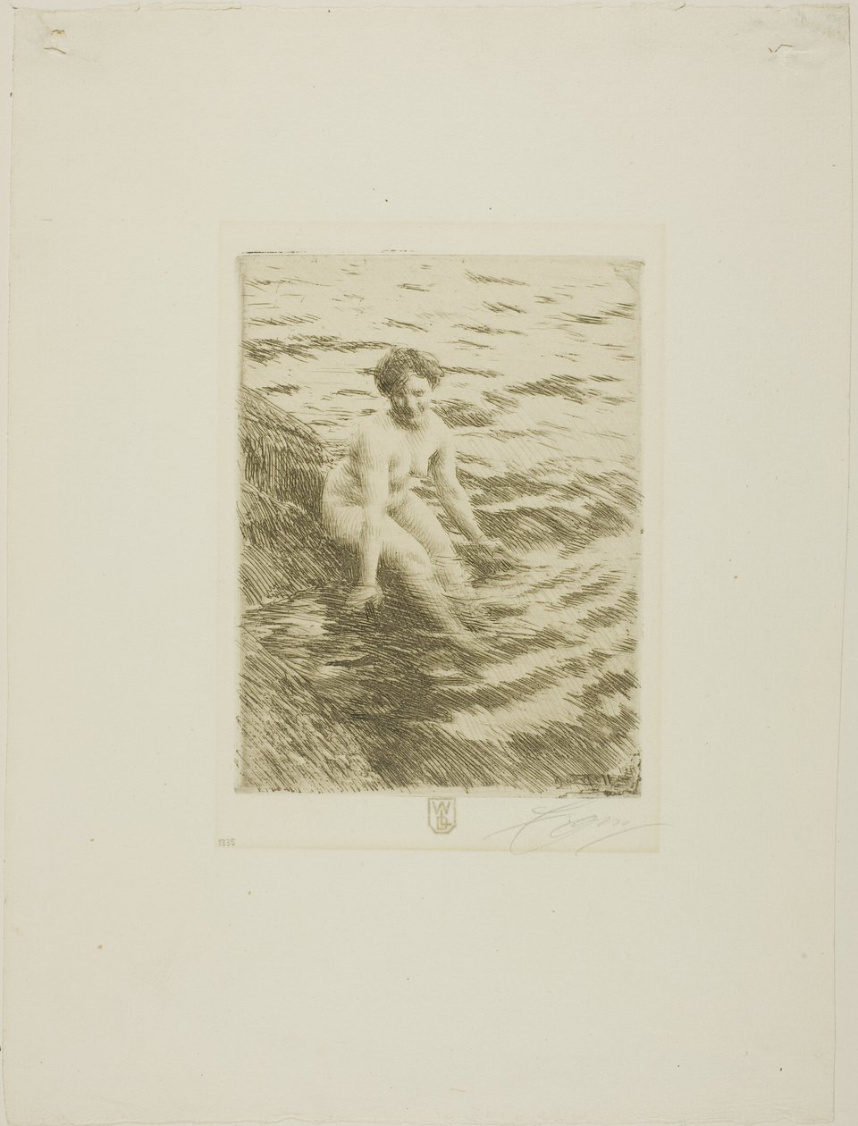 Mokrý od Anders Leonard Zorn