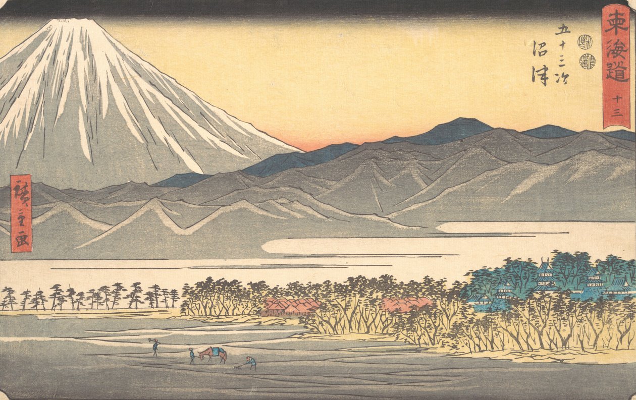 Numazu, jako 1840, ca. 1840. od Ando Hiroshige