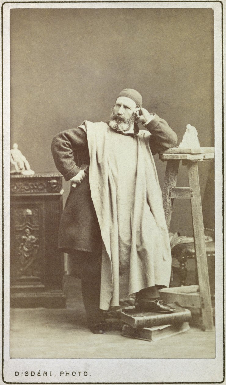 Jean-Baptiste Carpeaux (1827–1875) od Andre Adolphe Eugene Disderi