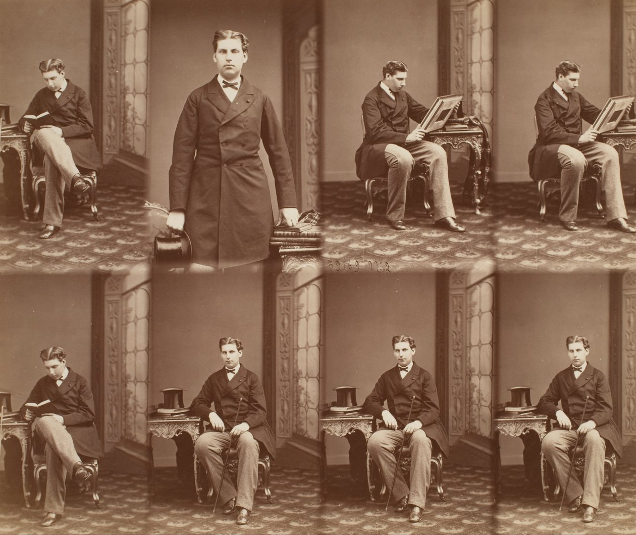 Vévoda z Coimbry od Andre Adolphe Eugene Disderi