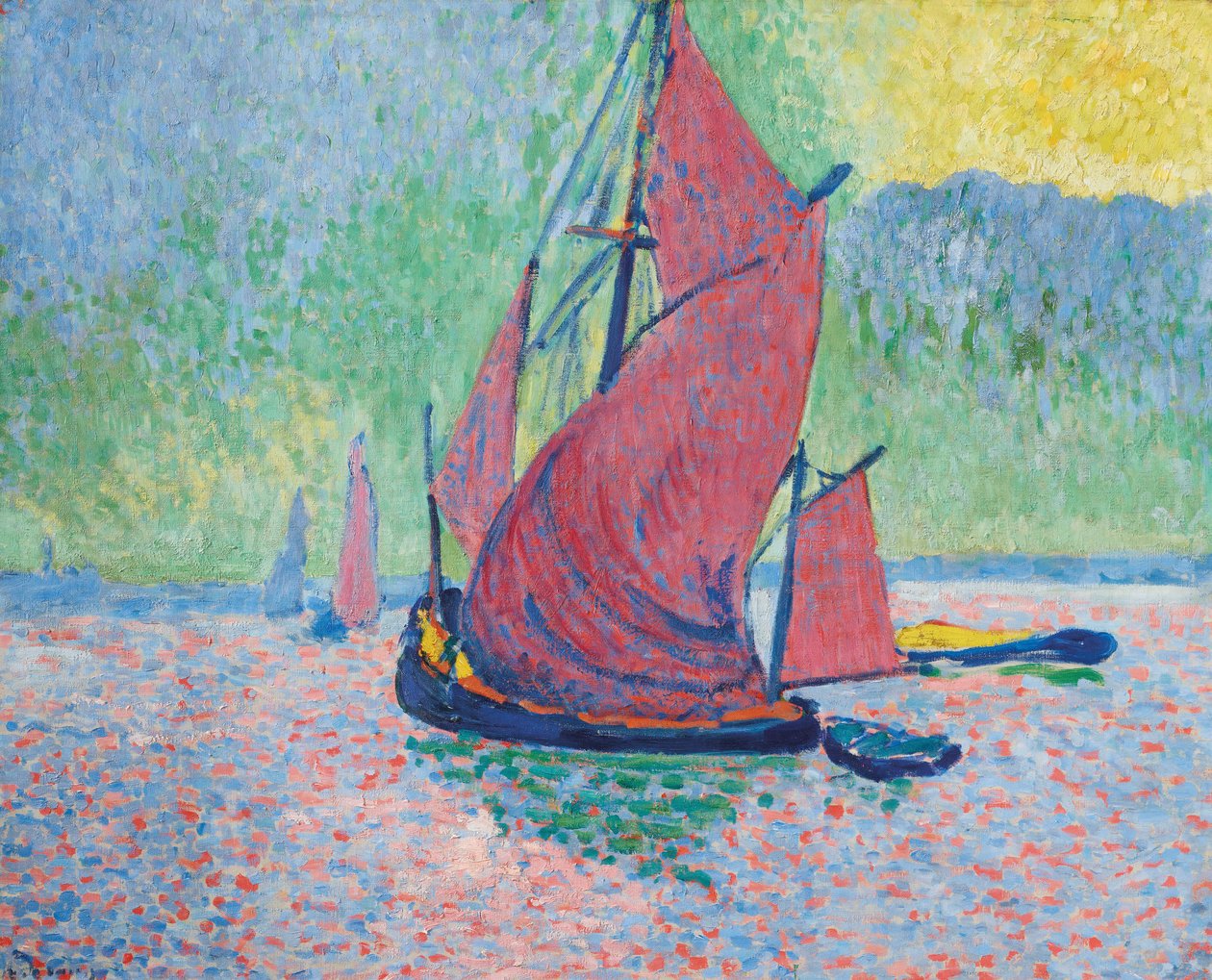 Červené plachty od Andre Derain