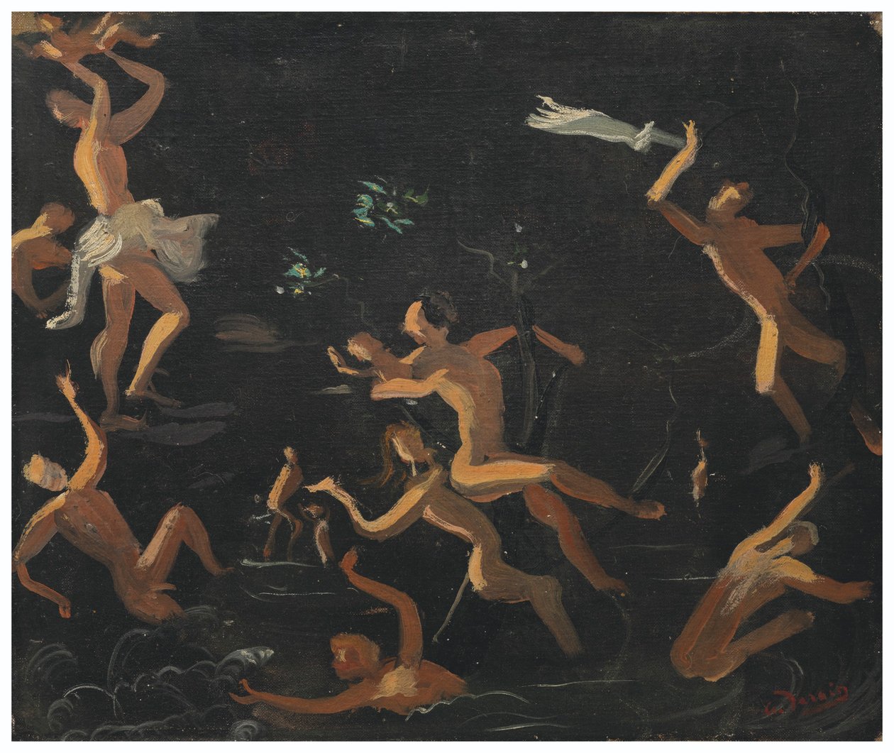 Nymfy ve vaně od Andre Derain