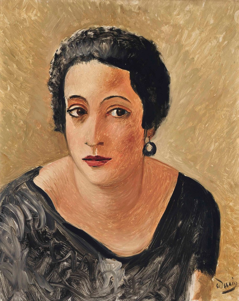 Portrét paní Francis Carco od Andre Derain