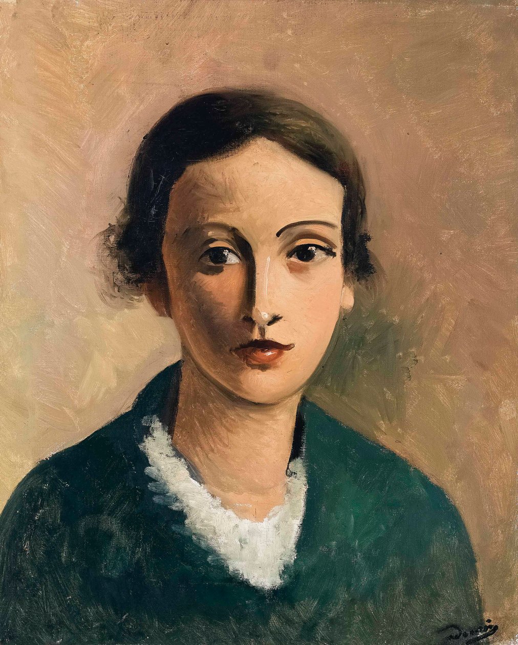 Hlava mladé dívky od Andre Derain