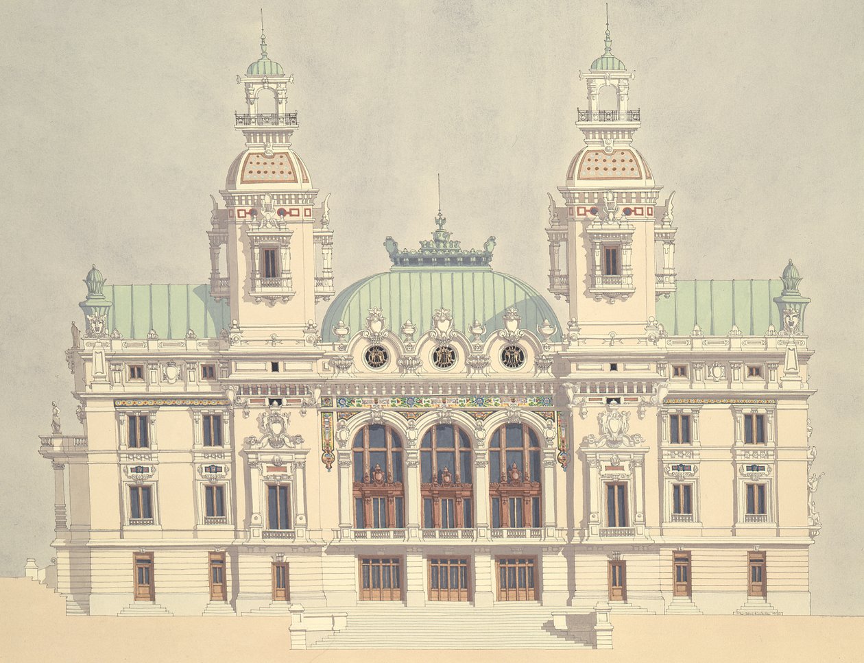 Opera Monte Carlo, Monako od Andras Kaldor