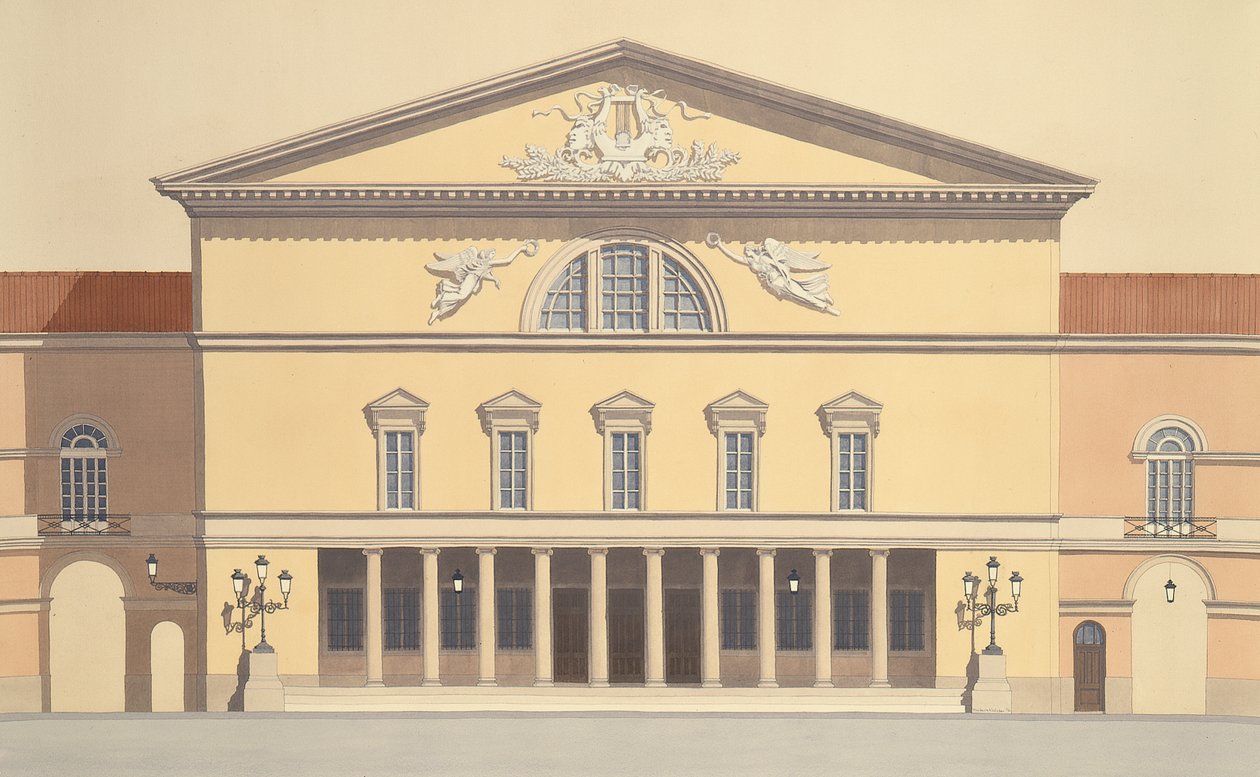 Divadlo Reggio, Parma, Itálie od Andras Kaldor