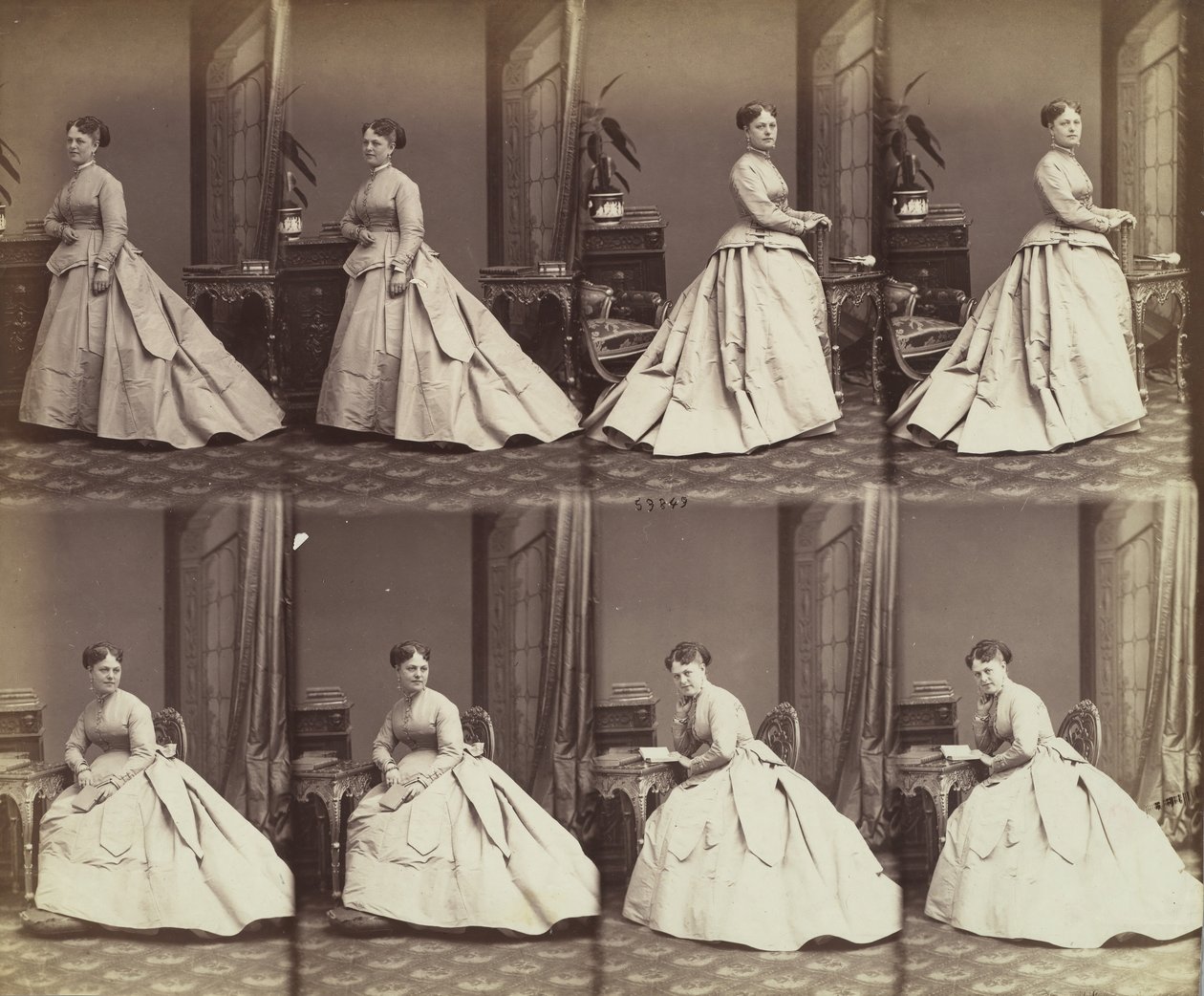 Esther David, 1866. od Andre Adolphe Eugene Disderi