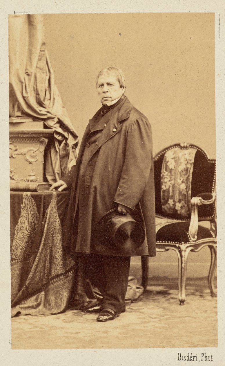 Jean-Auguste-Dominique Ingres, asi 1860. od Andre Adolphe Eugene Disderi