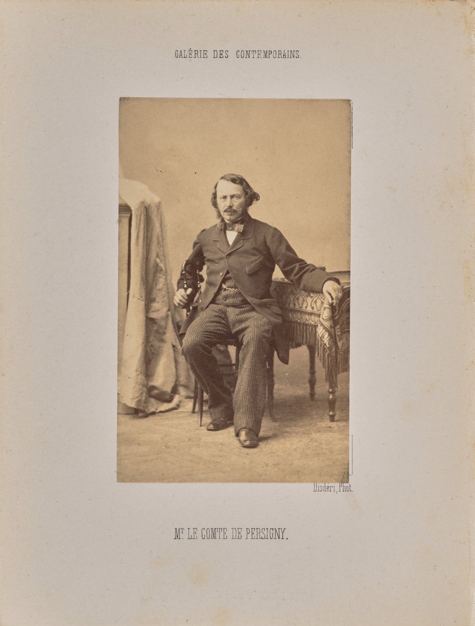 Hrabě z Persigny od Andre Adolphe Eugene Disderi