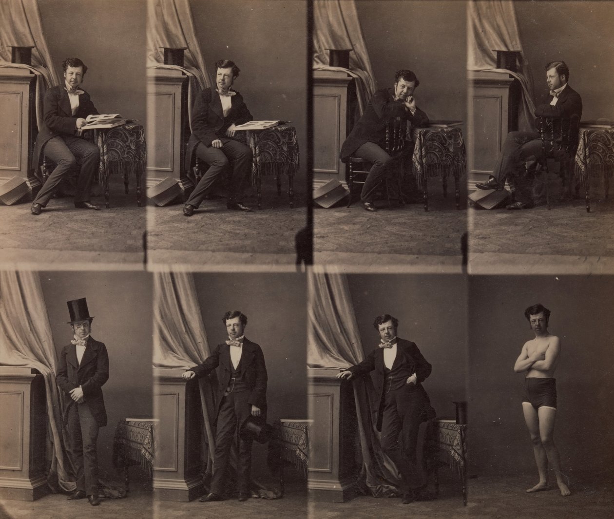 Prince Lobkowitz, 1858. od Andre Adolphe Eugene Disderi