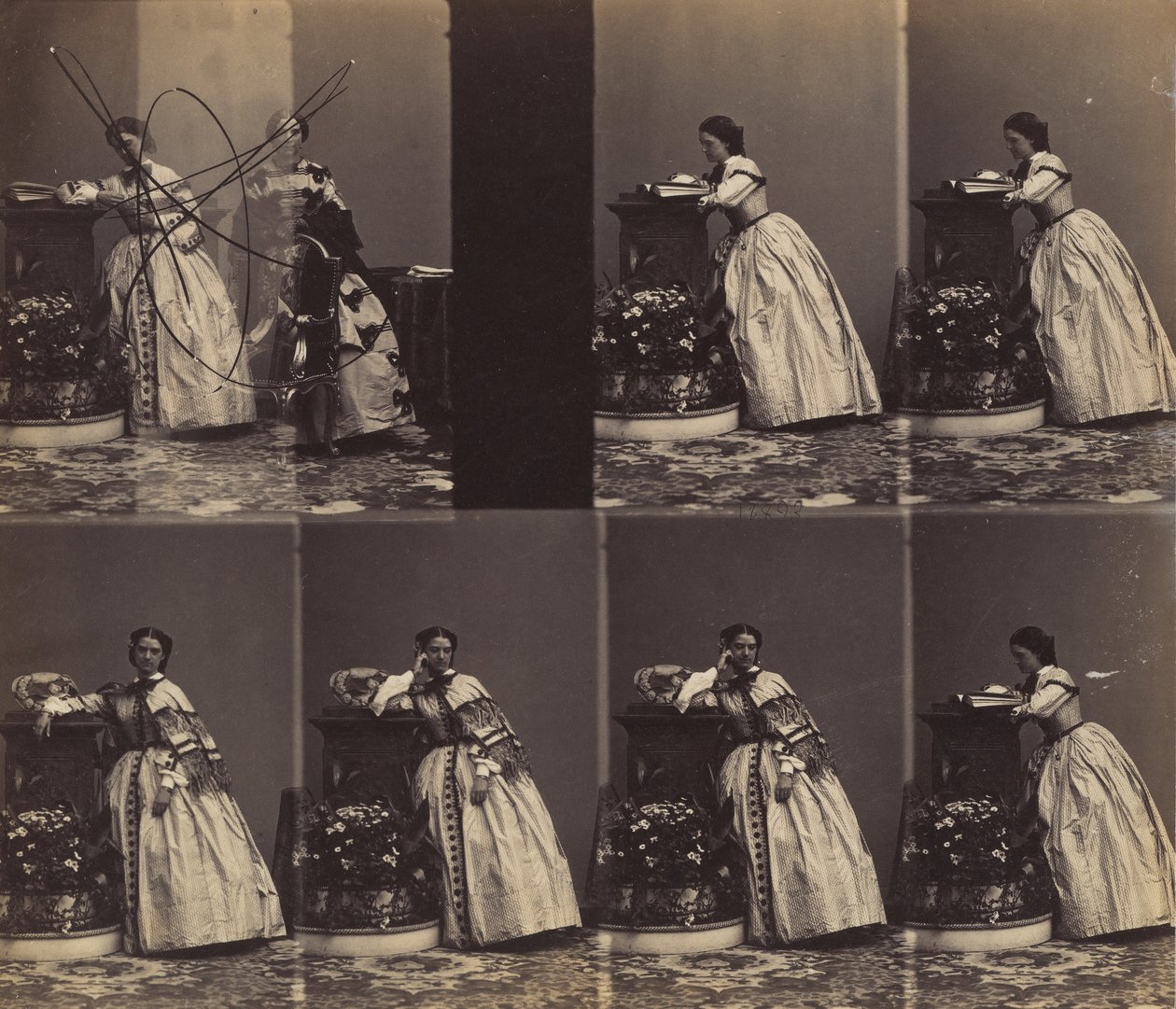 V Queniaus, květen-červen 1860. od Andre Adolphe Eugene Disderi