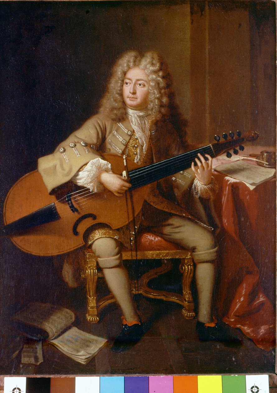 Portrét Marina Marais od Andre Bouys