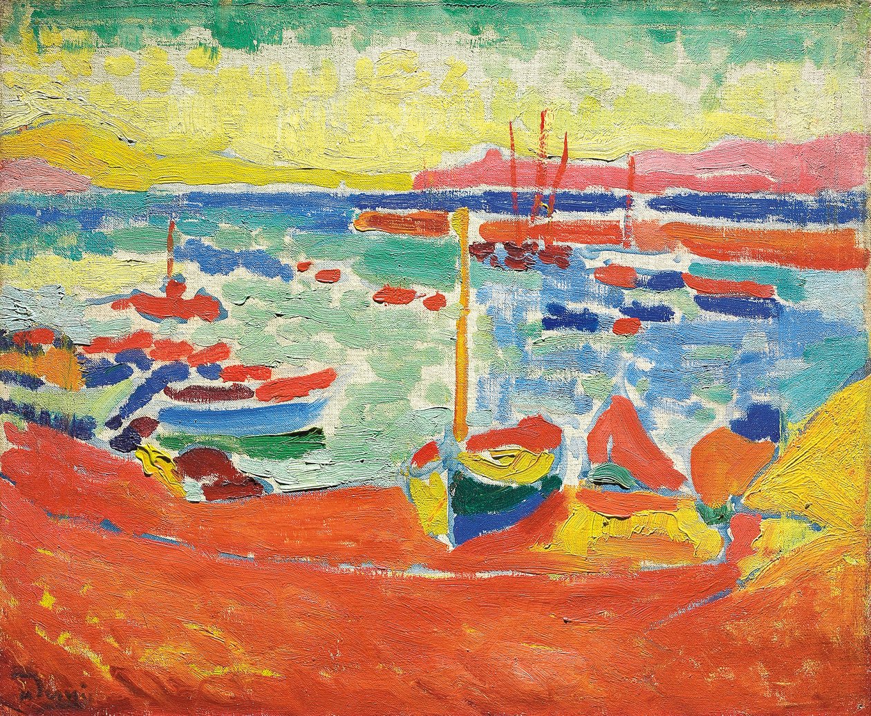 Loď v Collioure od Andre Derain