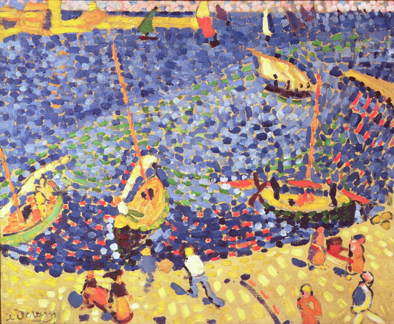 Lodě v Collioure od Andre Derain