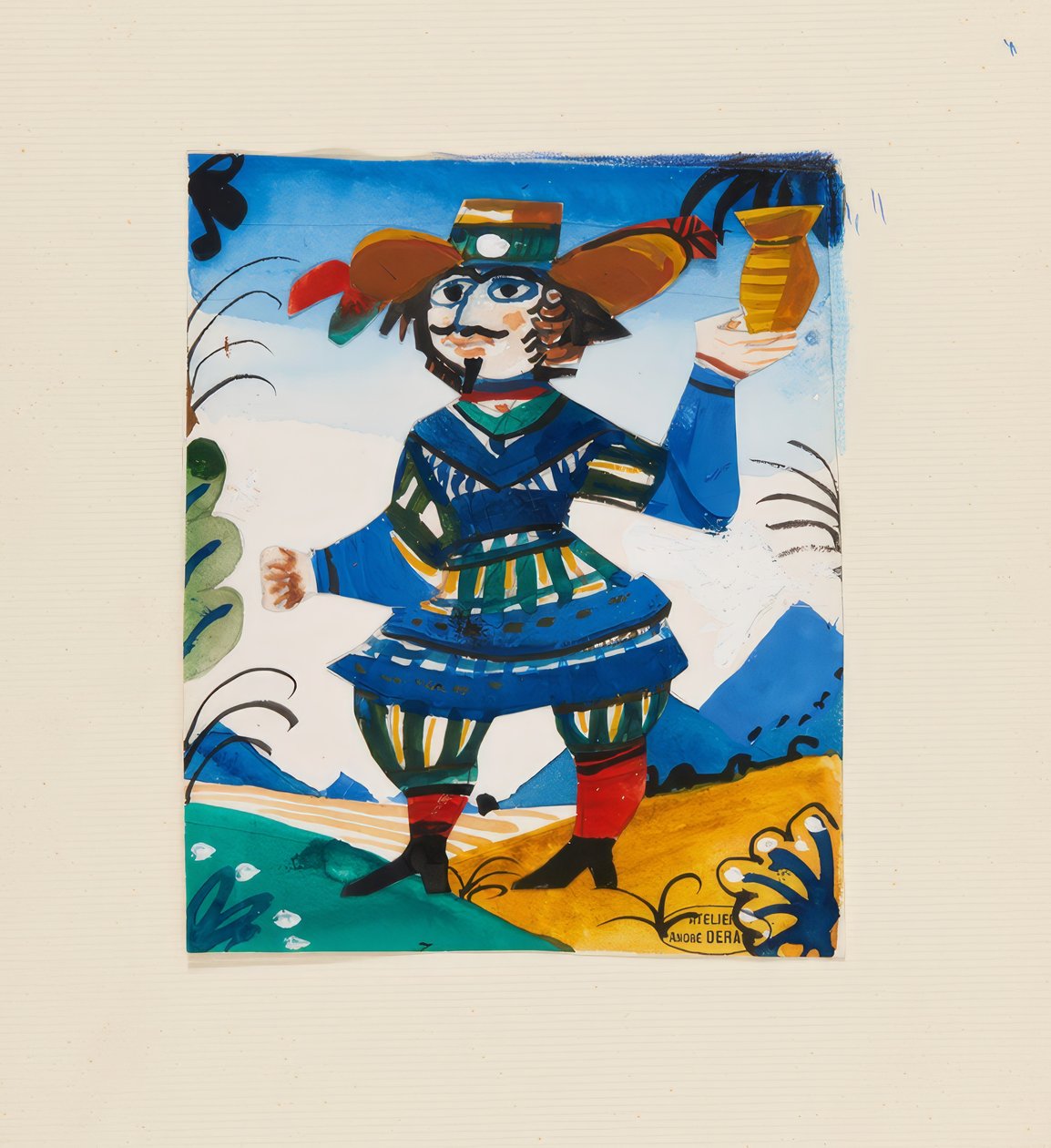 Postava se džbánem od Andre Derain