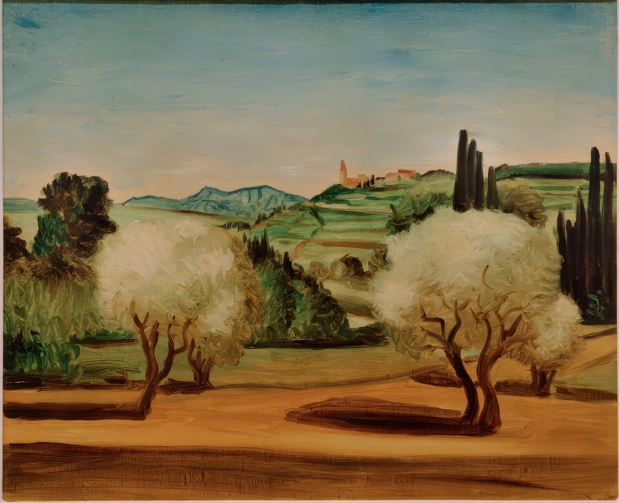 Krajina s olivovníky od Andre Derain