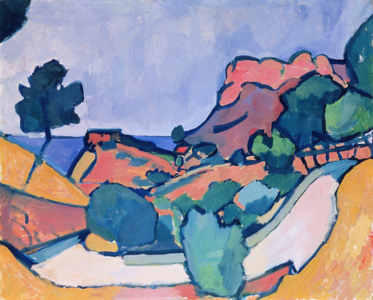Horská silnice od Andre Derain