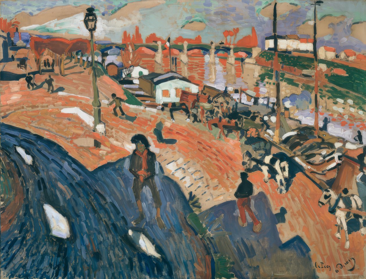 Most v Le Pecq od Andre Derain