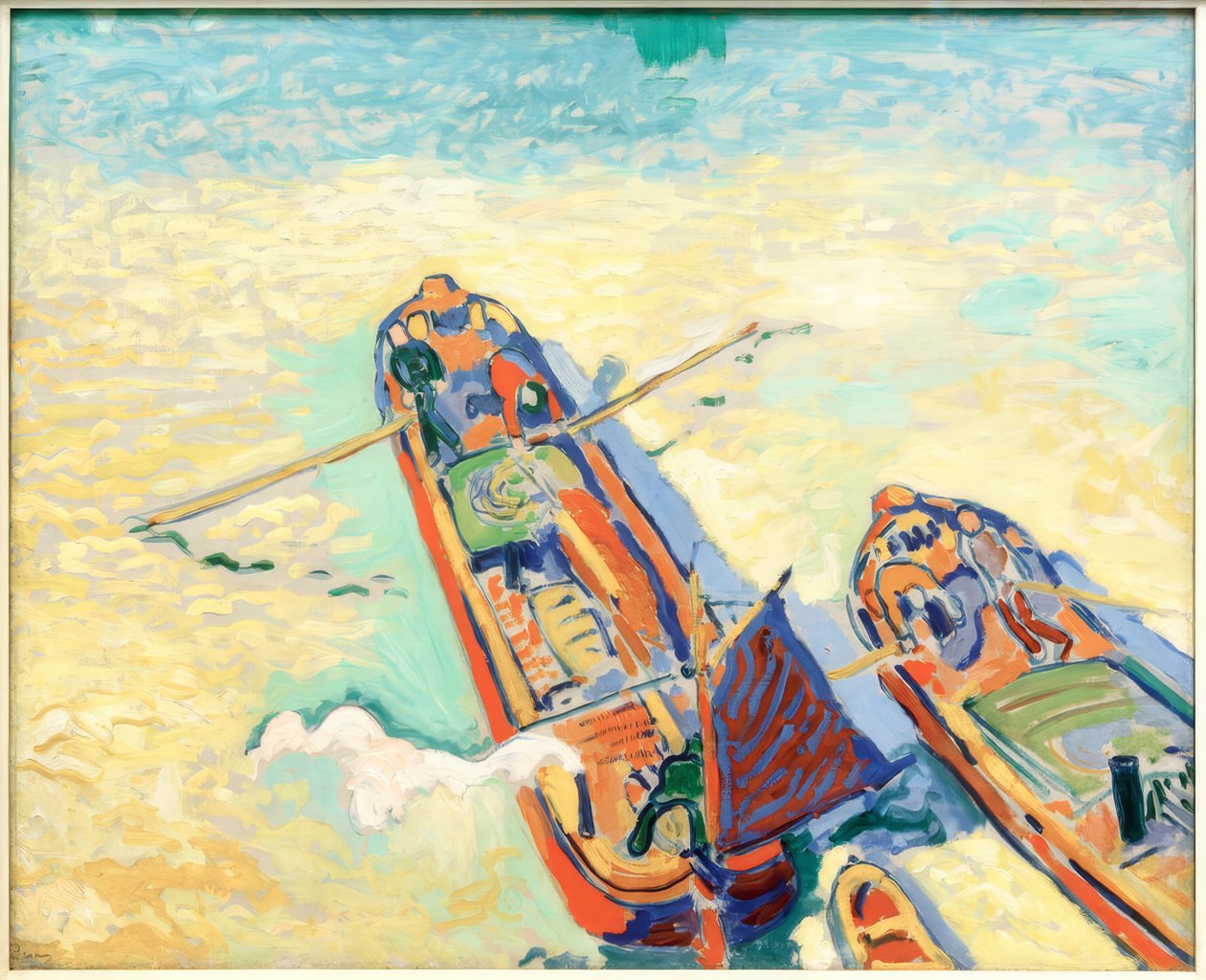 Dvě bárky od Andre Derain