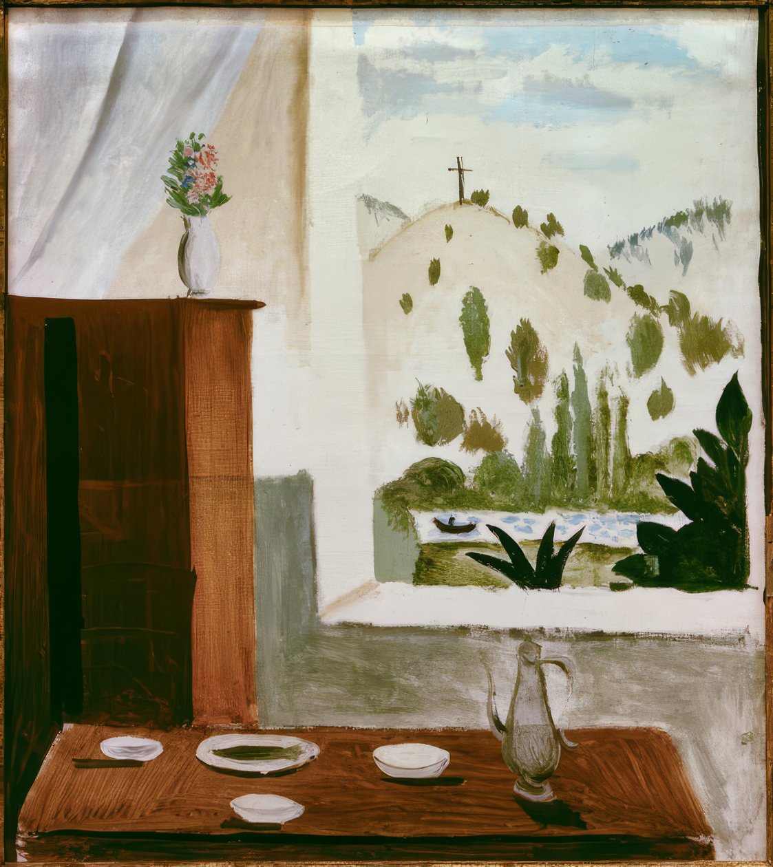 Pohled z okna od Andre Derain