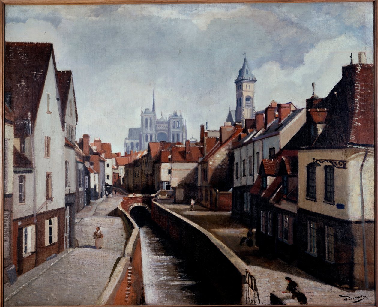 Pohled na Amiens od Andre Derain