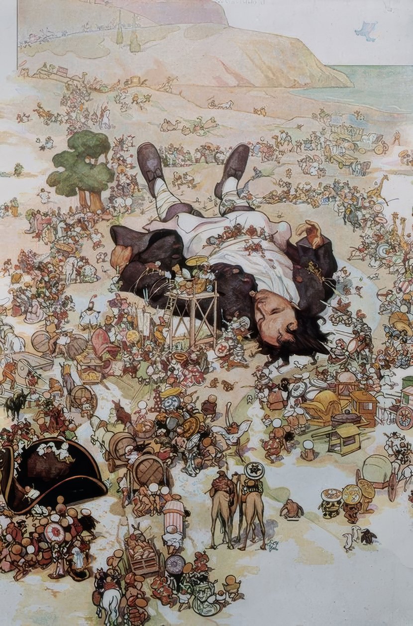 Jonathan Swift (1667 – 1745) od Andre Devambez