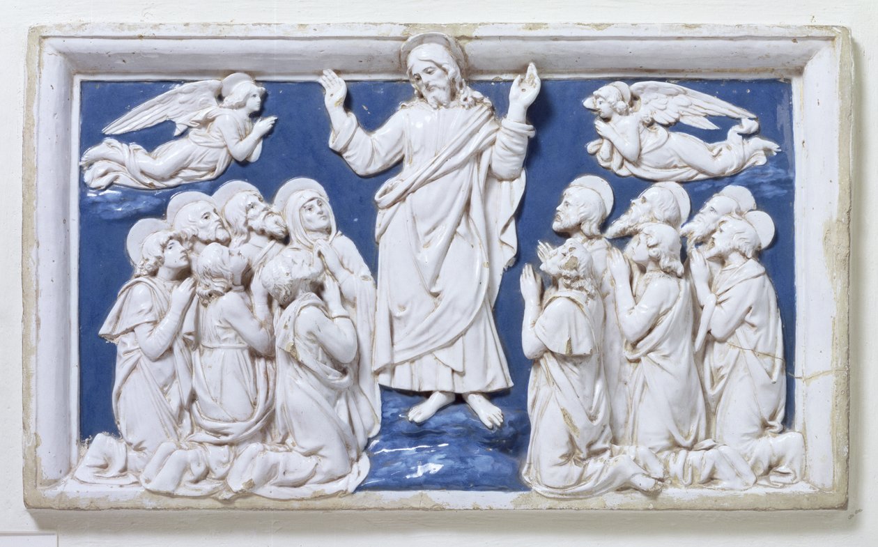 The Ascension (glazovaná terakota) od Andrea Della Robbia