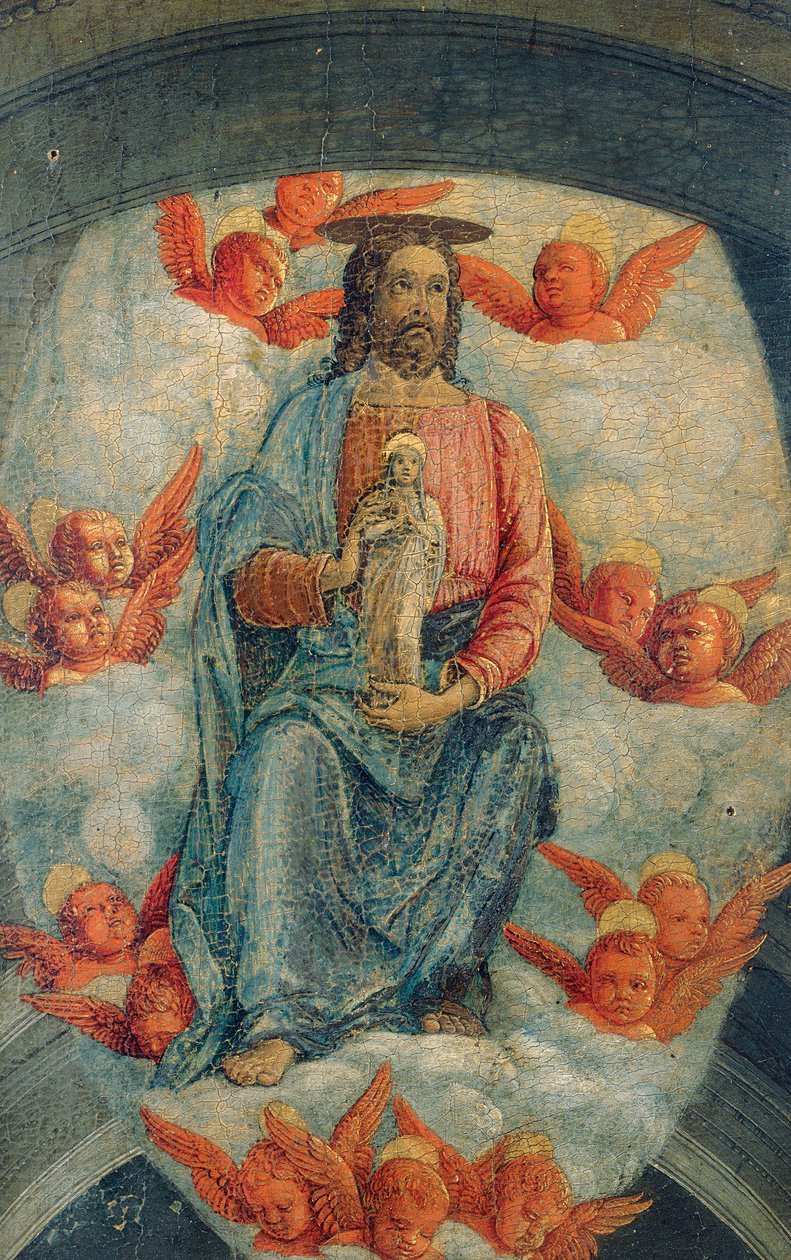 Kristus s duší Panny od Andrea Mantegna