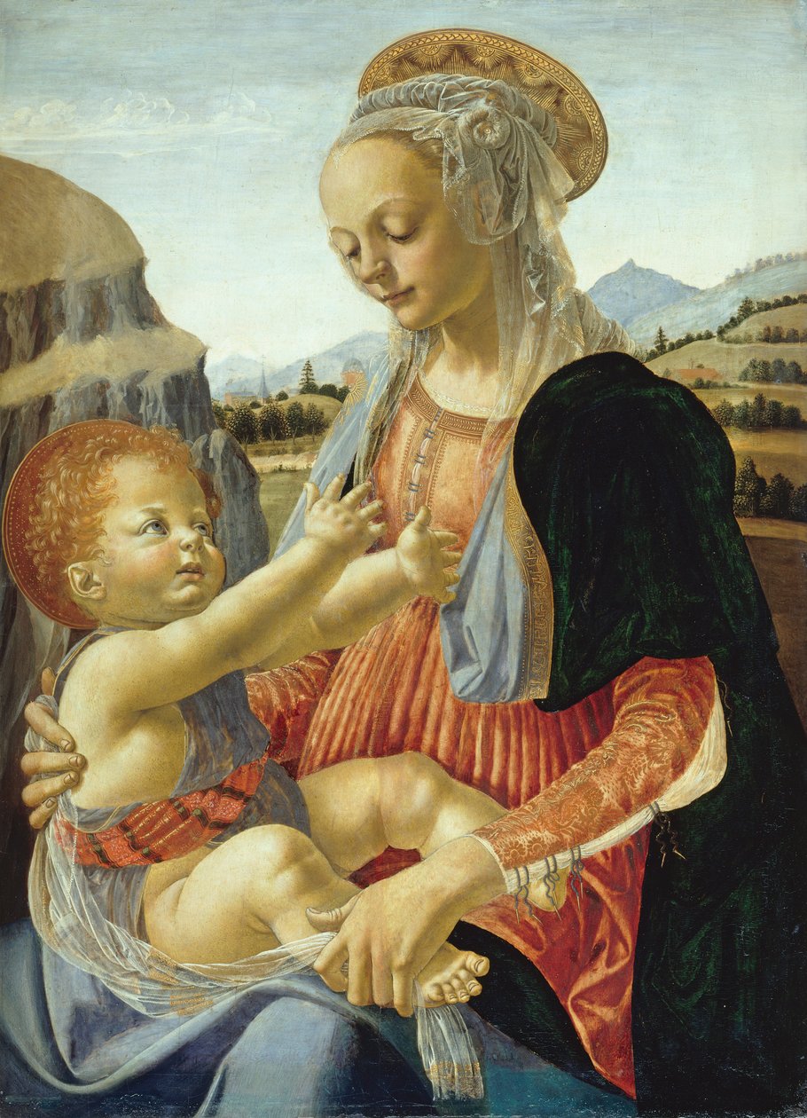 Marie s dítětem od Andrea del Verrocchio