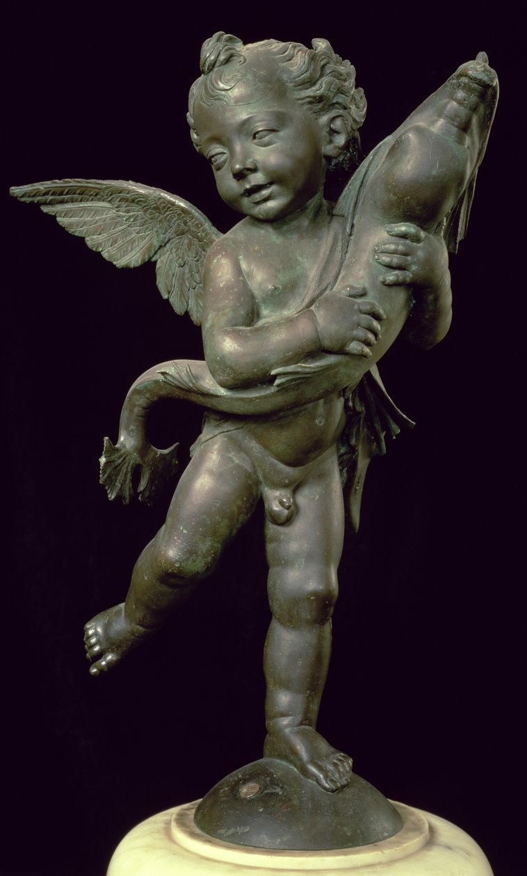 Putto s delfínem, 1565 (bronz) od Andrea del Verrocchio